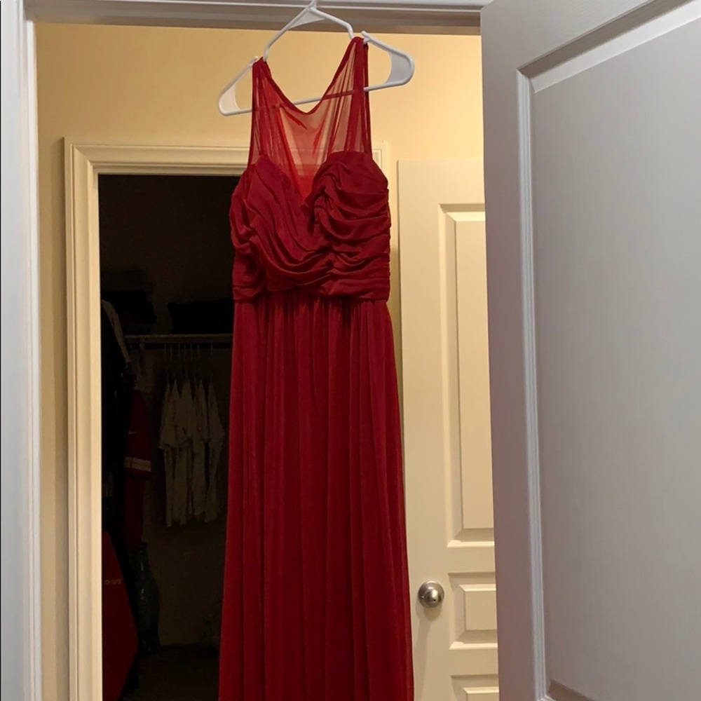 Red David’s bridal brides made dress
